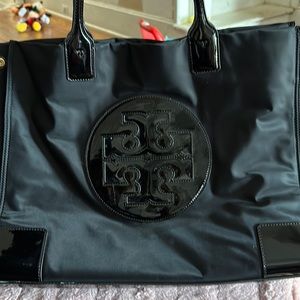 ELLA PATENT TOTE BAG